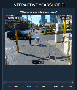 Interactive Yearshot gameplay